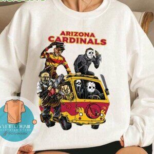 Arizona Cardinals Horror Character Halloween NFL sweatshirt shirt michael myers